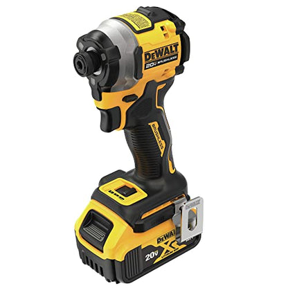 DEWALT DCF850P1 ATOMIC 20V MAX* 1/4 in. Brushless Cordless 3-Speed Impact Driver Kit - WoodArtSupply