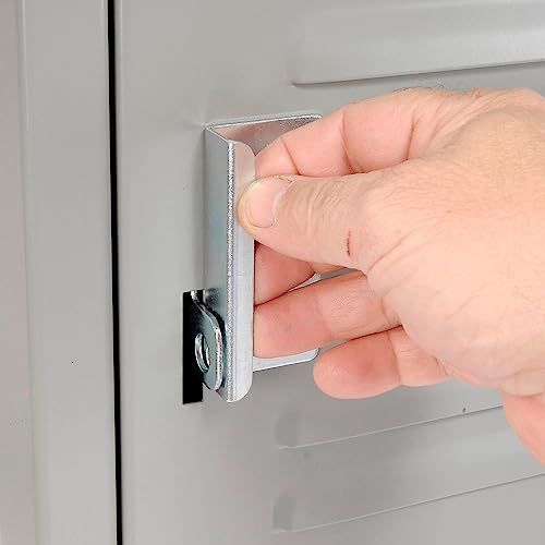 Global Industrial Six Tier Locker, 12x15x12, 6 Door, Unassembled, Gray Global Industrial