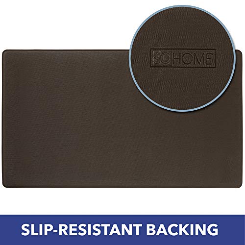 SoHome Cozy Living Anti Fatigue Mat Kitchen Mat Non Slip Stain Resistant Easy Clean 1/2 Inch Thick Kitchen Floor Mats, Damask Blue 18" x 30" SoHome