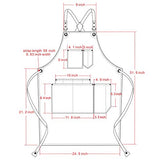 Jeanerlor Work Apron Waxed Canvas Stylist Apron with Pockets Water-Resistant Tool Aprons for Women Cross Back Straps Adjustable S-M（Black） Jeanerlor