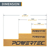 POWERTEC 71002-P4 Abrasive Cleaning Stick for Sanding Belts & Discs | Natural Rubber Eraser - Woodworking Shop Tools for Sanding Perfection, 4 PK POWERTEC