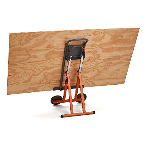 BORA Next Gen Panel Carrier, Panel Dolly and Table Saw Feed Stand That Adjusts from 28” to 38” H, PM-1850 Bora