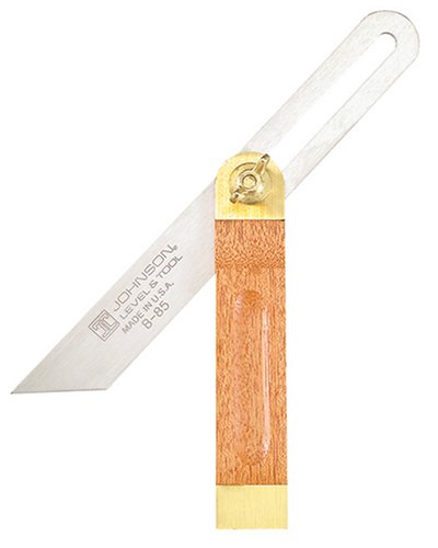 Johnson Level & Tool 1915-0800 8-Inch Bamboo T-Bevel With Stainless Steel Blade