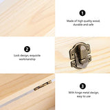 VOSAREA 1pc Box Wooden Jewelry Box Jewelry Storage Box Jewelry Display Holder Snack Travel Container Travel Makeup Container Rings Jewelry Chest VOSAREA