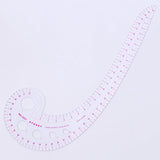 UTENEW French Curve Ruler Sewing, Comma Shaped 42cm Drawing Template Tool, Drafting Clothes Sleeves 2 Pack okdeals