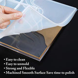 NiArt Epoxy Resin Silicone Mold Large 14.6"x9.8" Rectangle Serving Tray Mountain River Ocean Terracing Landscape Coaster DIY Art Casting Home Decor NiArt