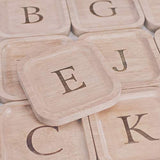 I'm Solid Wood Personalized Initial Letter Jewelry Display Tray Decorative Trinket Dish Gifts For Rings Earrings Necklaces Bracelet Watch Holder I'm