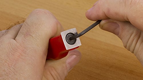 Woodpeckers Wood and Glue Scraper, Included Carbide Cambered Insert Great For Tight Small Places Woodpeckers