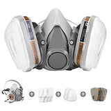 Active Carbon Gases Chemicals Respirator - for Vapors, Paint, Dust,Formaldehyde, Sanding, Polishing, Spraying,Machine Polishing and other Work Panbear