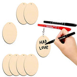 Unfinished Wood Blank Earrings 50pcs Wooden Craft Drop Dangle Earrings for DIY Jewelry Making Materials TOYANDONA