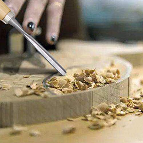 Lulu Home Wood Carving Tools, 16PCS Professional Carving Knife Tool Set for Woodworking Premium Wood Handle with Chisel Gouge Whetstones Lulu Home