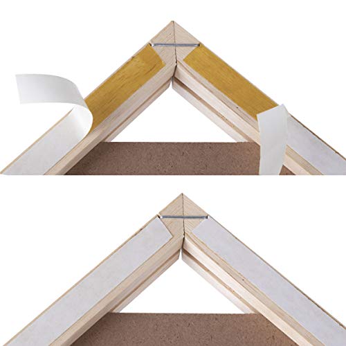 Canvas Frame, 24 x36 Inch Stretcher Bars Wood Kits with Accessories for Oil Painting and Picture Wall Art - WoodArtSupply