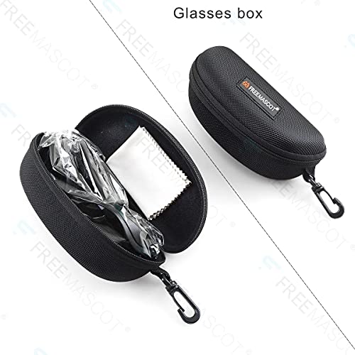 FreeMascot OD 4+ 190nm-550nm / 800nm-1100nm Wavelength Professional Laser Safety Glasses for 405nm, 450nm, 532nm, 808nm,980nm,1064nm, 1080nm, 1100nm FreeMascot