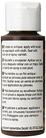 DecoArt Americana Acrylic Gel Stains Paint, 2-Ounce, Walnut DecoArt