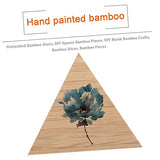 MAGICLULU 5pcs DIY Hand Painting Triangle Wood Slices Unfinished Wood Chip Rustic Wood Slices Kids Crafts Wood Log Wood Cutout Shapes Toys for Kids MAGICLULU