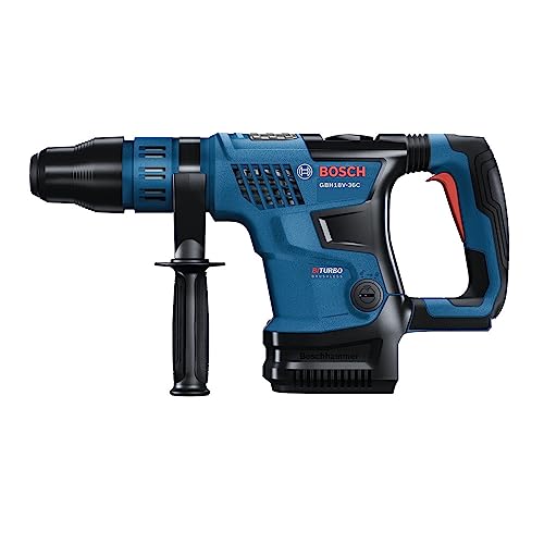 BOSCH GBH18V-36CN PROFACTOR 18V Hitman Connected-Ready SDS-max® 1-9/16 In. Rotary Hammer (Bare Tool) - WoodArtSupply