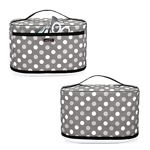 LUXJA Dust Cover Compatible with Cricut Mug Press (with a Front Pocket), Polka Dots - WoodArtSupply