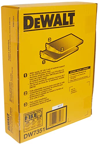 DEWALT Planer Folding Table Accessory for DW735 Planer (DW7351) DEWALT