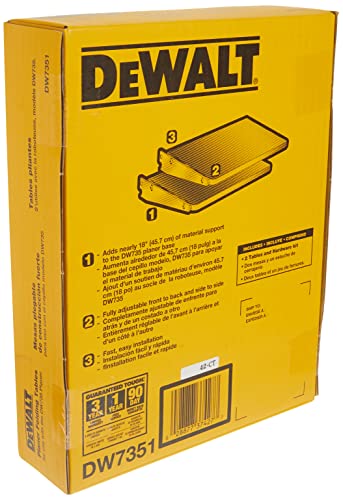 DEWALT Planer Folding Table Accessory for DW735 Planer (DW7351)