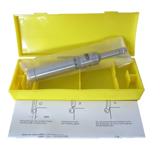 WFLNHB Electronic Edge Finder Electronic Optical Edge Finder with Touch Point Sensor Beep Fit for CNC Lathe WFLNHB