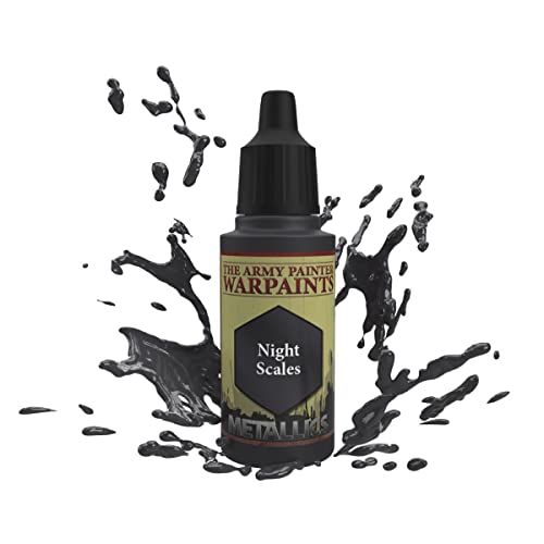 The Army Painter Night Scales Warpaint - Acrylic Non-Toxic Heavily Pigmented Water Based Paint for Tabletop Roleplaying, Boardgames, and Wargames - WoodArtSupply