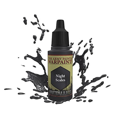 The Army Painter Night Scales Warpaint - Acrylic Non-Toxic Heavily Pigmented Water Based Paint for Tabletop Roleplaying, Boardgames, and Wargames - WoodArtSupply