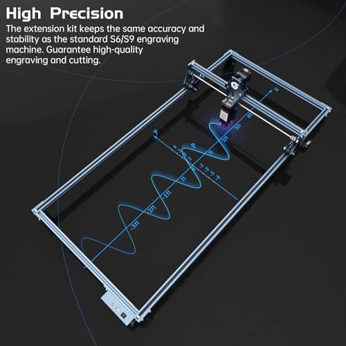 Engraving Area Expansion Kit V Slot 950x410mm Accessory Set for SCULPFUN S6 S6pro S9 - WoodArtSupply