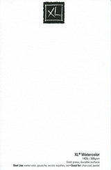 3 Pack Canson XL Series Watercolor Paper Pad 9" x 12" Bundle with Try Me Watercolor Paintbrush Set- Cold Press 140lb 300gsm Includes (3) 30 Sheet Jerry's Artarama