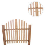NUOBESTY Miniature Fence Wood Picket Fence Wood Gate Door Fairy Garden Ornament DIY Crafts Dollhouse Decor NUOBESTY