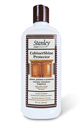 STANLEY HOME PRODUCTS CabinetShine Protector - Furniture Cleaner and Polish - Removes Dust Dirt and Grime Restores and Renews Protects Wood Finish STANLEY HOME PRODUCTS