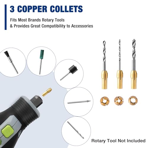 WORKPRO 476PCS Rotary Tool Accessories Kit, Rotary Tool Bits for Easy Cutting, Sanding, Grinding, Carving, Polishing, Drilling and Engraving WORKPRO