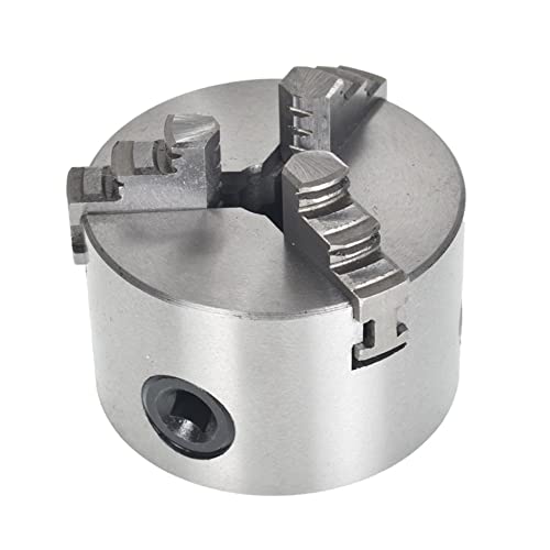 kimllier K11-80 3-Jaw Self Centering Lathe Chuck 80mm(3-Inch) Diameter Fit for CNC Drilling Milling Machine Wood Turning kimllier
