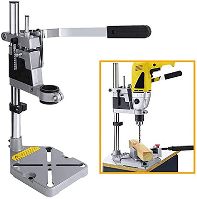 Drill Stand for Hand Drill Universal, Universal Adjustable Drill Press Clamp, Heavy Duty Drill Press Holder Workbench Repair Tool Bench Clamp,