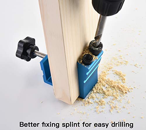 Pocket Hole Jig Kit Dowel Drill Joinery Screw Kit Carpenters Wood Woodwork Guides Joint Angle Tool Carpentry Locator KingBaas