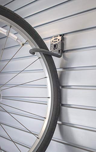 HandiWall 5" Bike Hook with Locking Bracket for Bike Storage on Garage Slatwall Panels HandiWall
