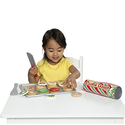 Melissa & Doug Slice and Bake Wooden Christmas Cookie Play Food Set Melissa & Doug