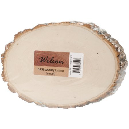 Wilson Basswood Plaque (Round/Oval) Bulk Quantity Value Box (Small (5-7 inch Diameter) Pack of 20) - WoodArtSupply