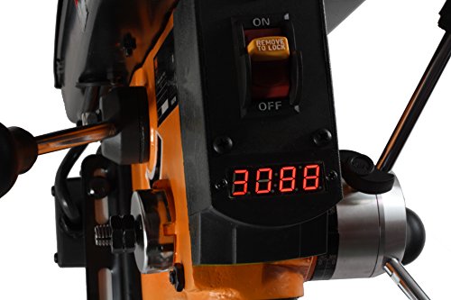 WEN 4212T 5-Amp 10-Inch Variable Speed Cast Iron Benchtop Drill Press with Laser WEN