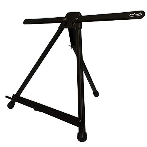 Mont Marte Signature Tabletop Easel 2 Pack with Wings, Holds Canvases up to 20in (50cm) in Height, Angle Adjustment, Includes Carry Bag - WoodArtSupply