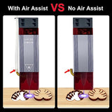 Laser Module with Air Assist, 80W Laser Engraving Cutting Module for Wood, 10W Output Power, Built in FAC, Compressed Spot CNC Carving DIY Laser LASER TREE