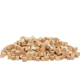 Unfinished Wooden Blocks 1/2 inch, Pack of 100 Small Wood Cubes for Crafts and DIY Home Decor, by Woodpeckers Woodpeckers