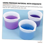 MAGICLULU 6pcs 50ml Silicone Measuring Cup Laundry Detergent Measuring Cup Resin Tools Resin Measuring Cups DIY Material Epoxy Resin Supplies MAGICLULU