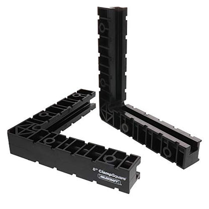 Milescraft 7366 Corner Square Kit - 90° Corner Clamping Positioning/Assembly Squares. 8in. and 4in. Works on Interior or Exterior Corners.