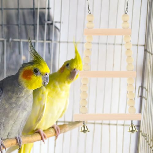 KALLORY Unfinished Wooden Rods, 25Pcs Wood Sticks Wooden Dowel Rods Unfinished Hardwood Sticks for Crafts and DIY Pet Cage Swing Cage KALLORY