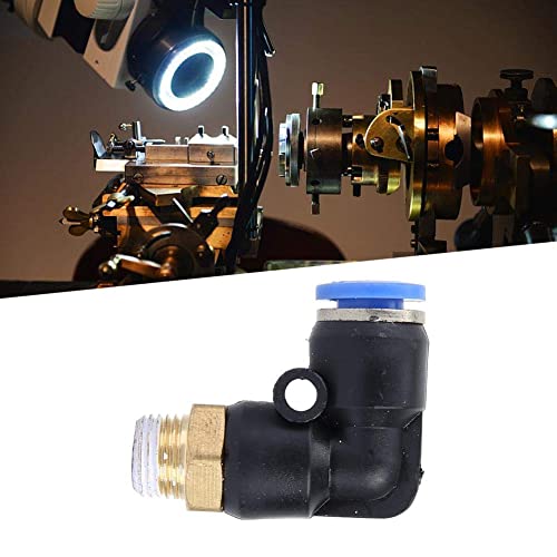 Air Pipe Adjustable Joint C02 Gas Nozzle Valve Engraving Machine Nozzle Air Valve Connect Air Pump Air Compressor(Air Pipe 6mm;Thread Dia.9.7; Garosa