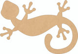 Wooden Gecko MDF 6" Shape, Unfinished Paintable Insect Craft MDF 1/8" NEXTCraft