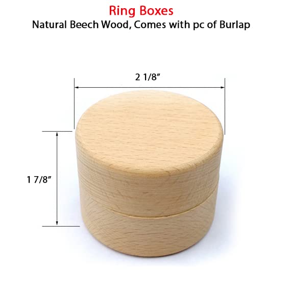 Personalized Wedding Ring Box, Wooden Ring Box, Ring Bearer Box, Wedding Ring Holder, Custom Ring Box, Engagement Ring Box WoodArtSupply