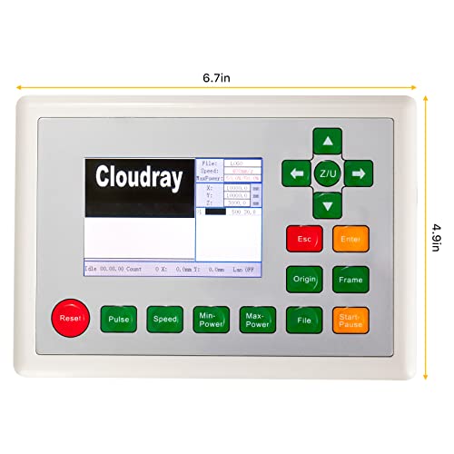 Cloudray Ruida 6442S Panel for 6442S 6442G Controller CO2 Laser Engraver and Cutting Machine - WoodArtSupply