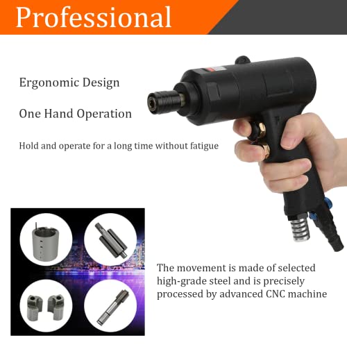 Pneumatic Air Powered Screwdriver,8H Impact Air Torgue Screwdriver,Industrial Grade Gun Type Air Tools,with Safety Switch Jectse