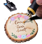 HimaPro Dual Pen Wood Burning Kit, Wood Burner Tool Kit, Wood Burning Station Kit, Pyrography Kit; 60W 100/120V with Adjustable Temperature 0~720°C; HimaPro